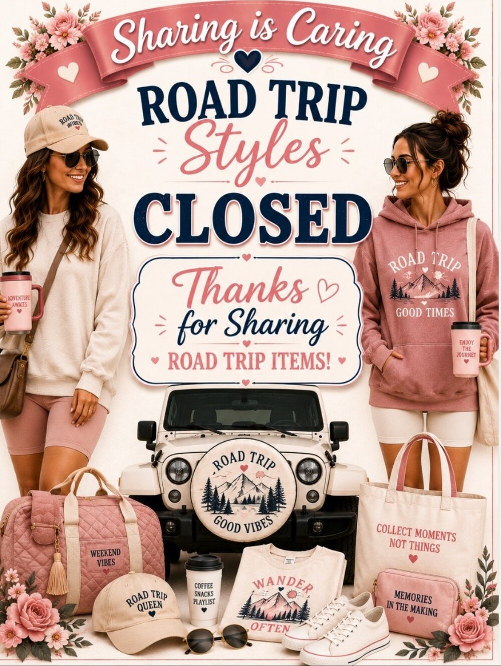 🚫CLOSED🚫SATURDAY 7/11 🚙 ROAD TRIP STYLES  N ACCESSORIES 🚙